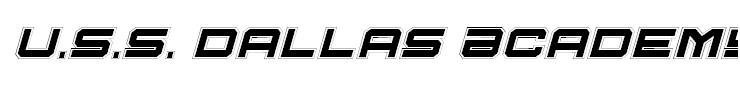 U.S.S. Dallas Academy Italic