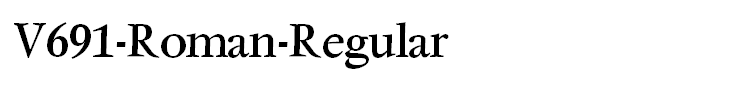 V691-Roman-Regular