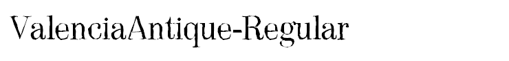 ValenciaAntique-Regular