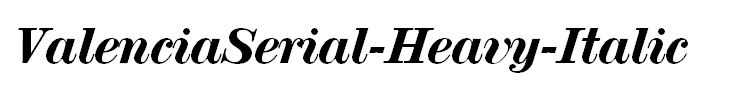 ValenciaSerial-Heavy-Italic