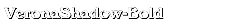 VeronaShadow-Bold