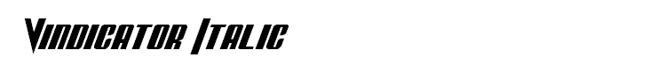 Vindicator Italic
