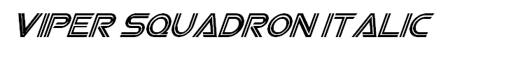 Viper Squadron Italic