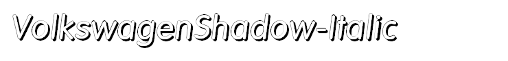 VolkswagenShadow-Italic