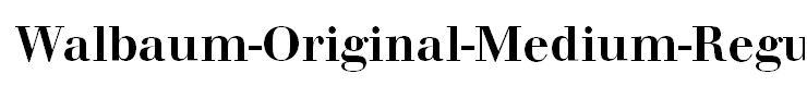 Walbaum-Original-Medium-Regular