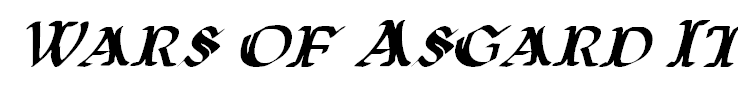 Wars of Asgard Italic