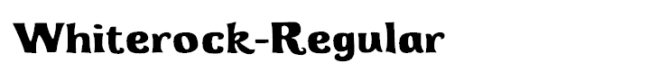 Whiterock-Regular