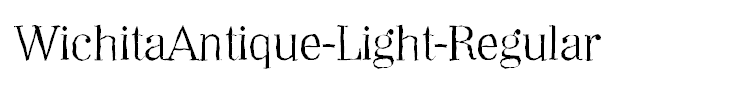 WichitaAntique-Light-Regular