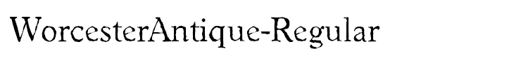 WorcesterAntique-Regular