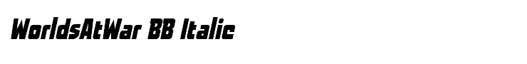 WorldsAtWar BB Italic