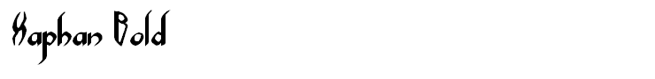 Xaphan Bold