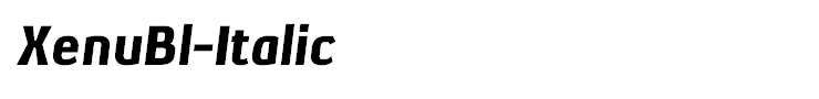 XenuBl-Italic