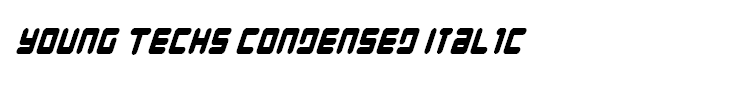 Young Techs Condensed Italic