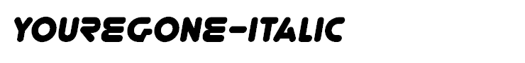 YoureGone-Italic