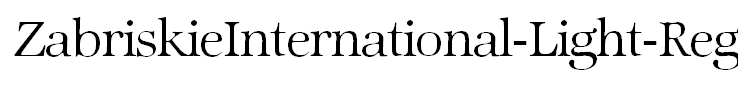 ZabriskieInternational-Light-Regular