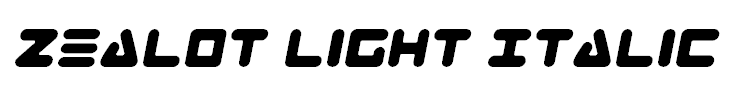 Zealot Light Italic