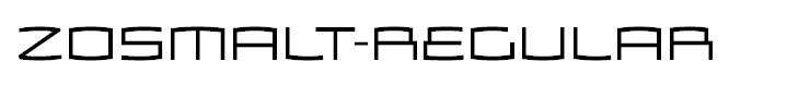 ZosmaLt-Regular